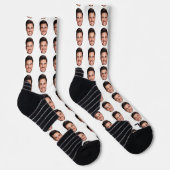 Personalized Picture Socks with Custom Face Print  ソックス (右)