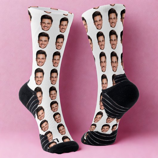 Personalized Picture Socks with Custom Face Print  ソックス