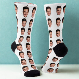 Personalized Picture Socks with Custom Face Print  ソックス