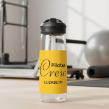 Personalized Pilates Crew Reformer Or Mat Yellow