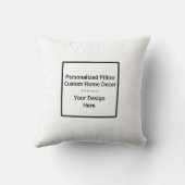Personalized Pillow – Custom Home Decor クッション (裏面)