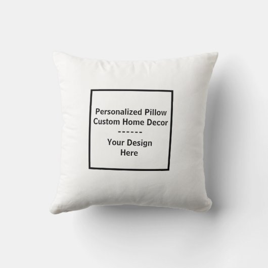 Personalized Pillow – Custom Home Decor クッション (裏面)
