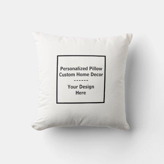 Personalized Pillow – Custom Home Decor クッション (正面)