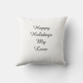 Personalized pillow with Letter クッション (裏面)