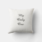 Personalized Pillow with Letter クッション (裏面)