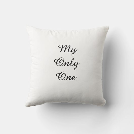 Personalized Pillow with Letter クッション (裏面)