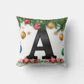 Personalized Pillow with Letter クッション (正面)