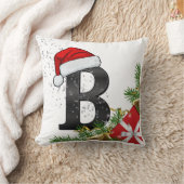 Personalized pillow with Letter クッション (ブランケット)