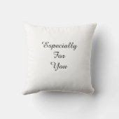 Personalized pillow with Letter クッション (裏面)