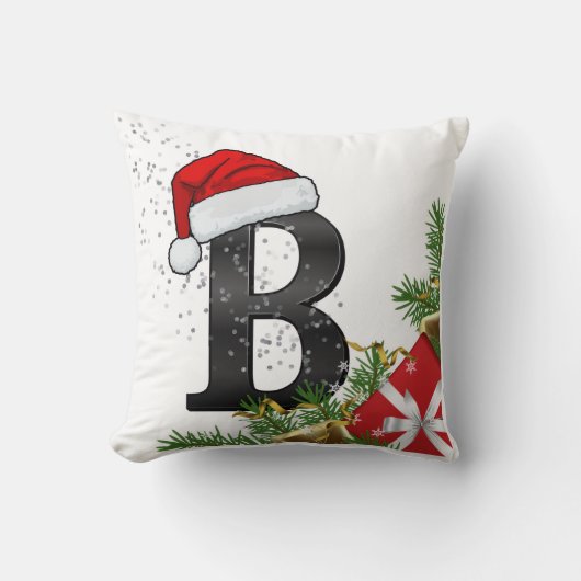 Personalized pillow with Letter クッション (正面)