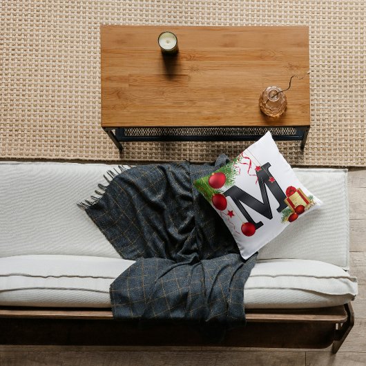 Personalized pillow with Letter クッション