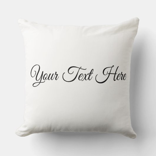 Personalized Pillow with Your Text  クッション (正面)