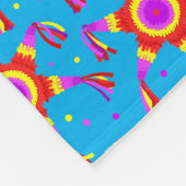 Personalized Piñata Blue Las Posadas Custom フリースブランケット (角)