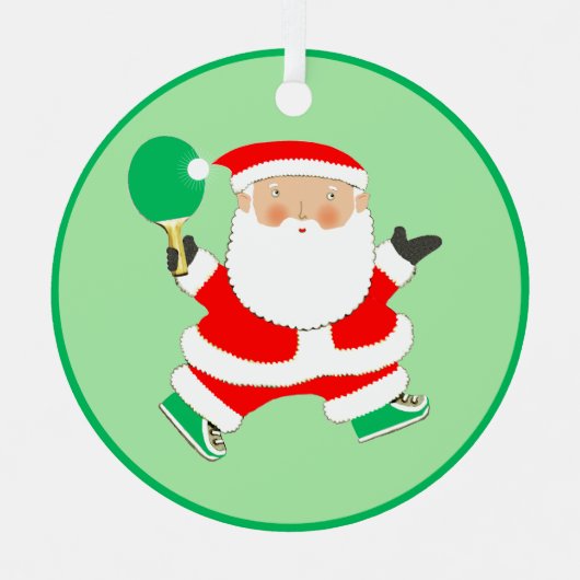 Personalized Ping Pong Collectible メタルオーナメント (正面)