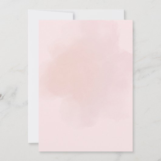 Personalized Pink Airplane Girl Birthday Invitatio 招待状 (裏面)