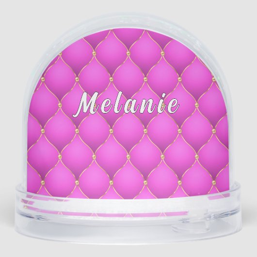 Personalized Pink and Gold Custom Your Name (裏面)