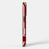 Personalized Pink and Red Stripe  Case-Mate iPhoneケース (裏面 / 右)