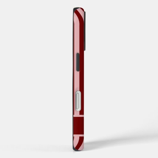 Personalized Pink and Red Stripe  Case-Mate iPhoneケース (裏面 / 右)