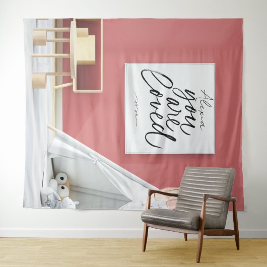 Personalized Pink Ballet Dance Studio Backdrop タペストリー (インサイチュ(横))