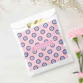Personalized Pink Evil Eye Pattern Gifts With Name フェイバーバッグ (封をした状態)