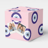 Personalized Pink Evil Eye Pattern Gifts With Name フェイバーボックス (正面サイド)