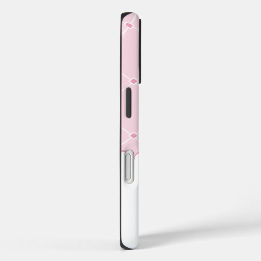 Personalized Pink Floral Case-Mate iPhoneケース (裏面 / 右)