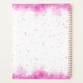 Personalized Pink Floral Truck Planner プランナー手帳 (裏面)