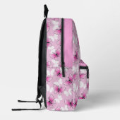 Personalized Pink Girly Butterfly Kawaii Backpack プリントバックパック (左)