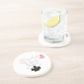 Personalized Pink Graduate Gift, Custom Name  コースター (側面)