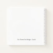 Personalized Pink Graduate Gift, Custom Name  ノートブック (裏面)