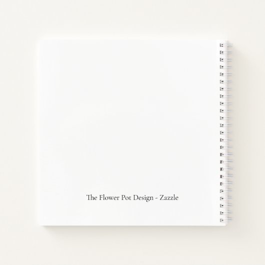 Personalized Pink Graduate Gift, Custom Name ノートブック (裏面)