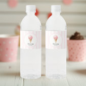 Personalized Pink Ice Cream  ペットボトルラベル