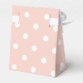 Personalized Pink Polka Dots Sweet 16 フェイバーボックス (裏面サイド)