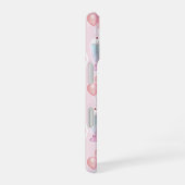 Personalized Pink Retro Milkshake Cute Coquette iPhone 16ケース (右側面)