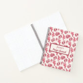Personalized Pink Toile Prayer Journal ノートブック (内部)