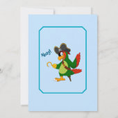 Personalized Pirate Birthday Party Invitation (裏面)