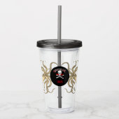 Personalized Pirate Captain  アクリルタンブラー (正面)