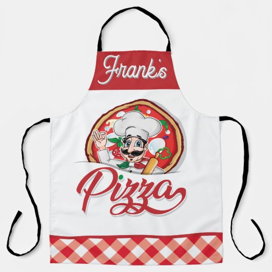 Personalized Pizza Chef  エプロン (正面)