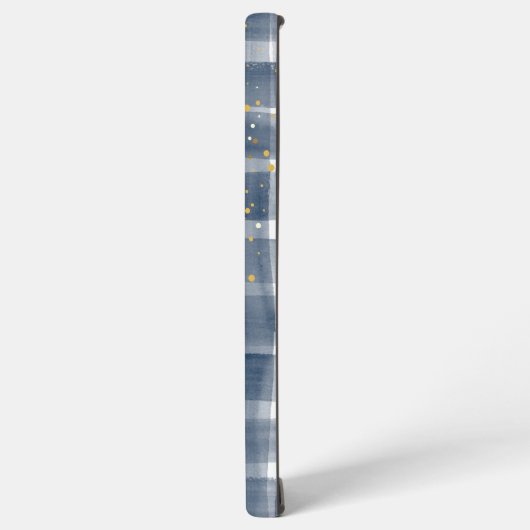 Personalized Plaid Samsung Galaxy Case with Name Galaxyケース (左側面)