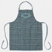 Personalized Plaid Work Apron | Custom Unisex Gift エプロン (正面)