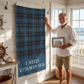 Personalized Plaids Beach Retirement Gifts for Dad ビーチタオル