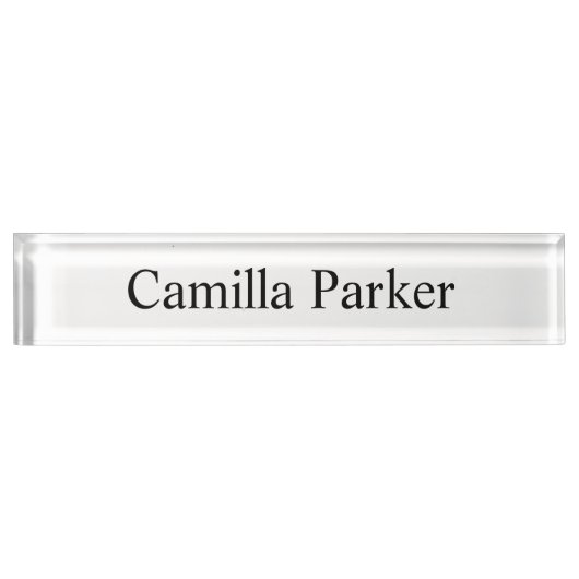 Personalized plate name, Custom name, cute plate,  デスクネームプレート (正面)