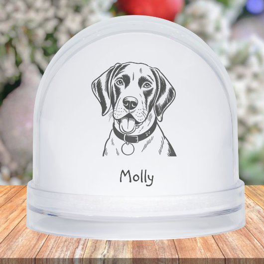 Personalized Pointer Dog Christmas