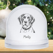 Personalized Pointer Dog Christmas