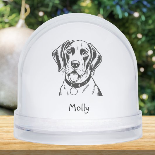 Personalized Pointer Dog Christmas