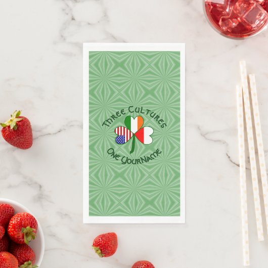 Personalized Poland Ireland USA Shamrock (インサイチュ)