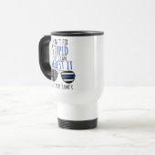 Personalized Police Officer Mug, Police officer  トラベルマグ (正面左)