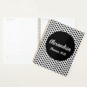 Personalized Polka Dot Planner プランナー手帳 (ディスプレー)