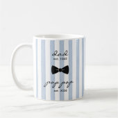Personalized Pop Pop Grandpa Mug Gift コーヒーマグカップ (左)