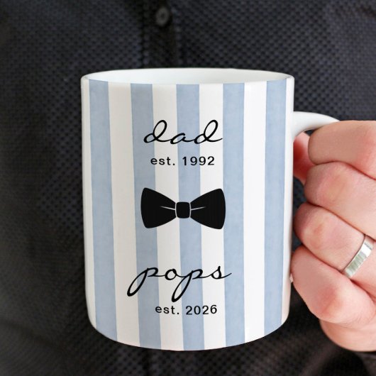 Personalized Pops Grandpa Mug Gift コーヒーマグカップ